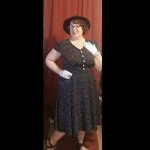 2 for $30- polka dot retro/vintage dress